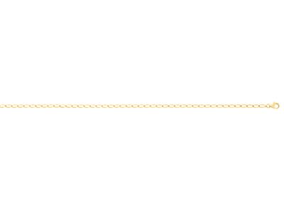 Collana In Maglia A Cavallo Massiccia 2,70 Mm, 50 Cm, Oro Giallo 18 Carati
