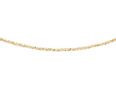 Collana Sfere Cesellate 1,80 Mm, 42+3 Cm, Oro Giallo 18 Ct. - Immagine Standard - 1