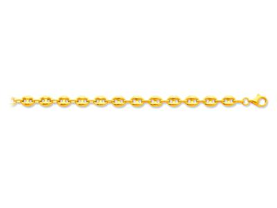 Catena Maglia Chicco Di Caff Cava 6 Mm, 60 Cm, Oro Giallo 750