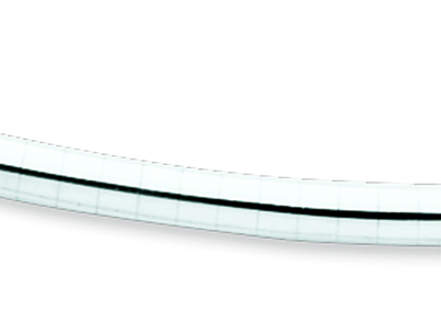 Collana Omega A Cupola 3 Mm, 42 Cm,oro Grigio 18 Carati Rodiato - Immagine Standard - 2