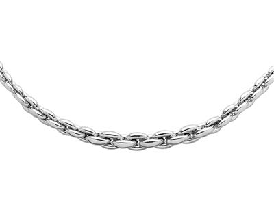 Collana, Conchiglie Grandi, 12 Mm, 45 Cm, Oro Bianco 18 Carati, Rodiato - Immagine Standard - 1