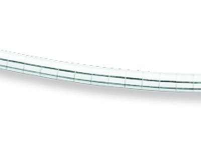 Collana Omega Rotonda 2 Mm, Estremit@ Svitabili, 45 Cm, Oro Grigio 18 Carati Rodiato - Immagine Standard - 2
