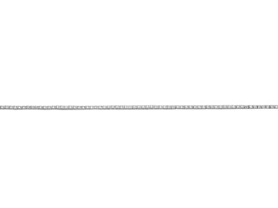 Bracciale Riviera Di Diamanti Da 0,25 Ct, 17,5 Cm, Oro Bianco 18 Kt - Immagine Standard - 2
