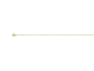 Collana Jaseron Massiccia 1,20 Mm, 45 Cm, Oro Giallo 18 Kt