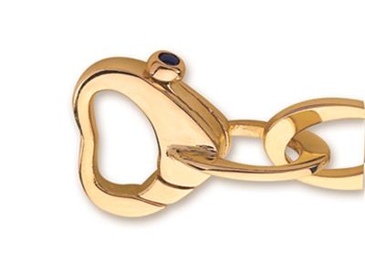 Collana A Maglie Ovali Alternate 8,8/13 Mm, 44 Cm, Oro Bicolore 18 Carati. Rif.5909 - Immagine Standard - 2