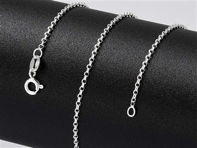 Catena A Maglia Jaseron Diamantata 1,4 Mm, 71 Cm, Argento 925 - Immagine Standard - 4