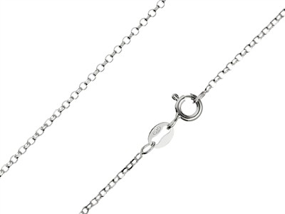 Catena A Maglie Jaseron Diamantata 1,4 Mm, 76 Cm, Argento 925 - Immagine Standard - 1