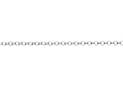 Catena A Maglie Jaseron Diamantata 1,4 Mm, 76 Cm, Argento 925 - Immagine Standard - 2