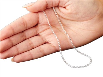 Catena A Maglia Jaseron 2,2 Mm, 55 Cm, Argento 925 - Immagine Standard - 5