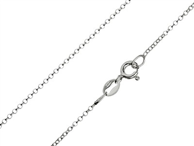 Catena Maglia Jaseron 1,4 Mm, 60 Cm, Argento 925