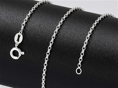 Catena Maglia Jaseron 2 Mm, 40 Cm, Argento 925 - Immagine Standard - 4
