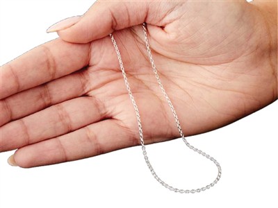 Catena Maglia Jaseron 1,7 Mm, 71 Cm, Argento 925 - Immagine Standard - 5