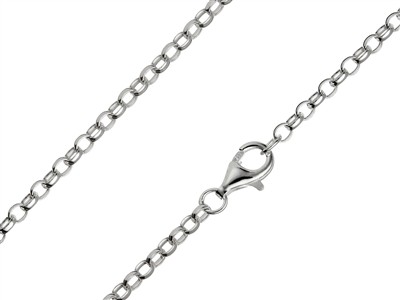 Catena Maglia Jaseron 2,1 Mm, 40 Cm, Argento 925