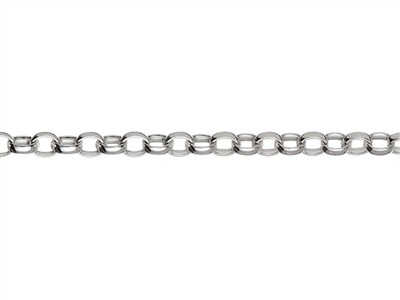 Catena Maglia Jaseron 2,1 Mm, 40 Cm, Argento 925 - Immagine Standard - 2