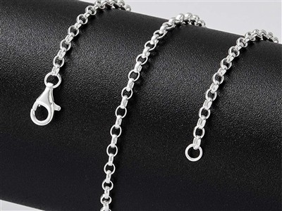 Catena Maglia Jaseron 2,1 Mm, 40 Cm, Argento 925 - Immagine Standard - 4