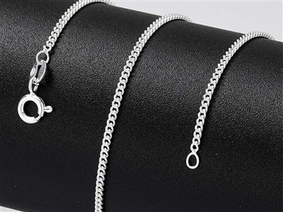 Catena Barbazzale 1,5 Mm, 40 Cm, Argento 925 - Immagine Standard - 4