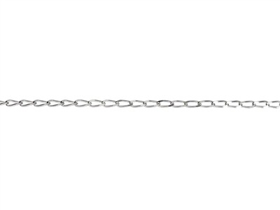 Catena A Maglia Gourmette Diamantata 1 Mm, 60 Cm, Argento 925 - Immagine Standard - 2