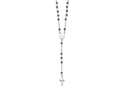 Rosario,-Granato,-42+5-Cm,-Argento-92...