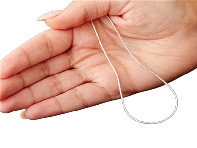 Catena Snake Tonda 1,2 Mm, 50 Cm, Argento 925 - Immagine Standard - 4