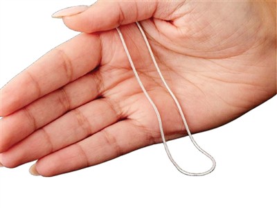 Catena Maglia Serpente Tonda 1,4 Mm, 55 Cm, Argento 925 - Immagine Standard - 5