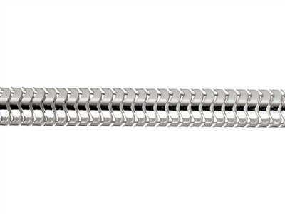 Catena Maglia Serpente Tonda 5 MM 50 Cm, Argento 925 - Immagine Standard - 2