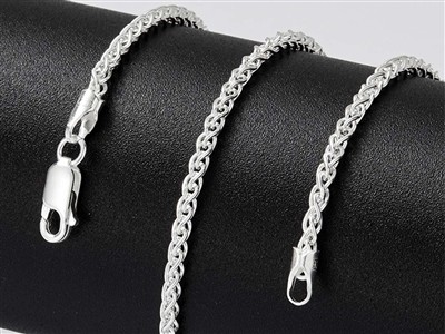 Catena A Maglia Palmier 1,5 Mm, 50 Cm, Argento 925 - Immagine Standard - 5
