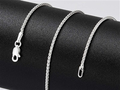 Catena A Maglia Palmier 1,5 Mm, 55 Cm, Argento 925 - Immagine Standard - 5