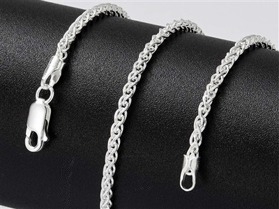 Catena A Maglia Palmier 2,5 Mm, 40 Cm, Argento 925 - Immagine Standard - 5