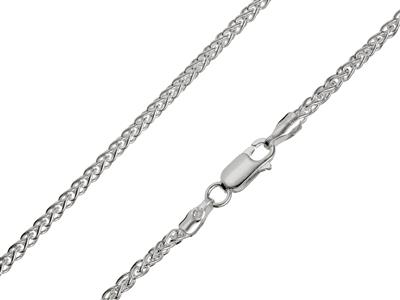 Catena A Maglia Palmier 2,5 Mm, 55 Cm, Argento 925