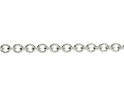 Catena A Maglia Forzatina 3,9 Mm, 55 Cm, Argento 925 - Immagine Standard - 2