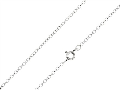 Catena A Maglia Forzat 1,7 Mm, 45 Cm, Argento 925