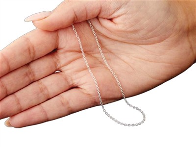 Catena A Maglia Marina 1,6 Mm, 45 Cm, Argento 925 - Immagine Standard - 4