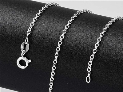 Catena A Maglie Forzat 1,9 Mm, 40 Cm, Argento 925 - Immagine Standard - 5