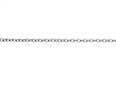 Catena A Maglie Forzate 1,9 Mm, 50 Cm, Argento 925 - Immagine Standard - 2