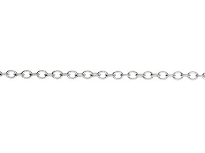 Catena A Maglie Forzat 2,3 Mm, 60 Cm, Argento 925 - Immagine Standard - 2