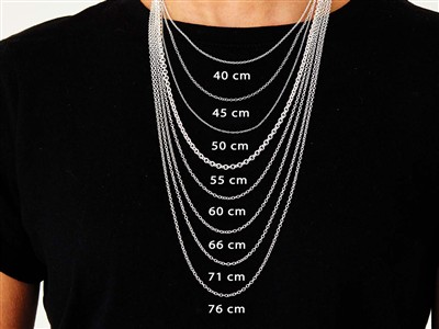 Catena A Maglie Forzat 2,3 Mm, 60 Cm, Argento 925 - Immagine Standard - 6