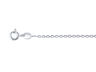 Catena A Maglie For\at Diamantata 1,5 Mm, 40 Cm, Argento 925 - Immagine Standard - 2