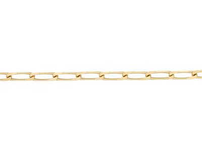 Catena Maglia Cavallo 4,25 Mm, Placcata Oro 3 Micron, Al Metro - Immagine Standard - 2