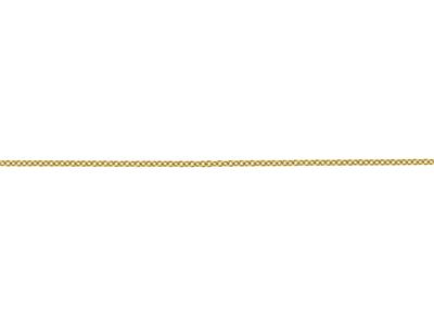 Catena Maglia Forzatina Rotonda 1,95 Mm, Placcata Oro 3 Micron - Immagine Standard - 1