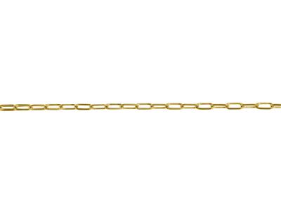 Maglia Catena Rettangolare 3,75 Mm,oro Placcato 3 Micron