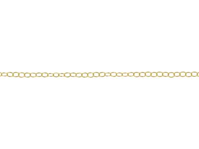 Catena Maglia Rotonda Specchio 2,92mm, Oro Placcato 3 Micron - Immagine Standard - 1