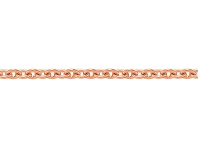 Catena Forçat Rotonda Da 1,70 Mm, Oro Rosa 18 Carati. Ref. 00345 - Immagine Standard - 3