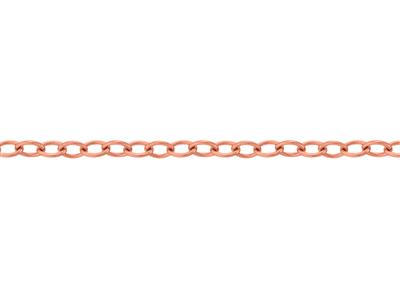 Catena Forçat, Rotonda, Trasparente, 0,90 Mm, Oro Rosso 18 Carati 5n. Ref. 00875 - Immagine Standard - 3