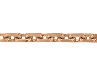 Catena Di Diamanti Forçat 1,95mm Oro Rosa 18 Carati. Ref. 00460 - Immagine Standard - 2