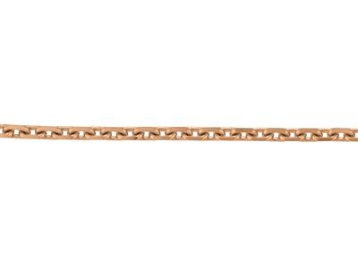 Catena Di Diamanti Forçat 1,95mm Oro Rosa 18 Carati. Ref. 00460 - Immagine Standard - 3