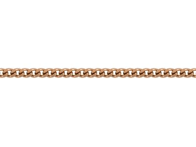 Catena Gourmette Diamantata Da 2 Mm, Oro Rosa 18k. Rif. 00260 - Immagine Standard - 3