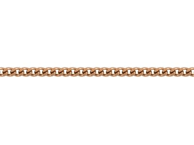 Catena Mesh Grumetta A Taglio Di Diamante 2mm, Oro Rosa 18k. Rif. 00260 - Immagine Standard - 3