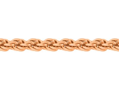 Catena Meccanica A Corda 1,50 Mm, Oro Rosso 18k 5n. Rif. 00602
