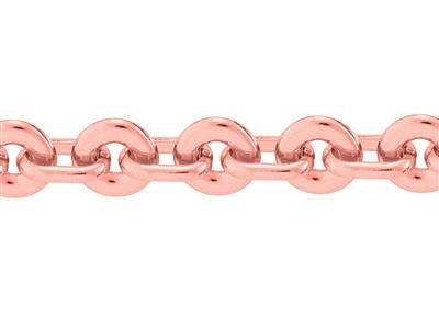 Catena Maglia Lentille 5 Mm, Oro Rosso 18 Kt 5n. Rif. 01250