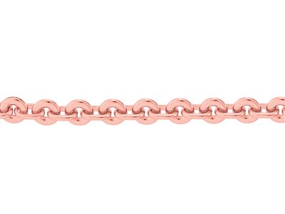 Catena Maglia Lentille 5 Mm, Oro Rosso 18 Kt 5n. Rif. 01250 - Immagine Standard - 2